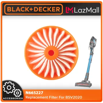 BLACK+DECKER POWERSERIES Vacuum Filter Replacement for Cordless Stick Vacs  (BSVF1) , Orange