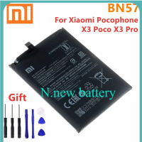 แบตแท้ แบตเตอรี่  Xiaomi Poco X3 NFC (M2007J20CG M2007J20CG) Battery BN57 5160mAh ประกัน3 เดือน