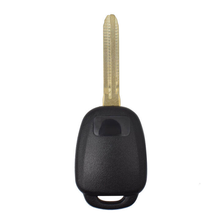 รถ-remote-key-fob-shell-สำหรับ-toyota-camry-corolla-prius-rav4-highlander-sequoia-tundra-4ปุ่ม-blank-key-blade-ชุดซ่อม