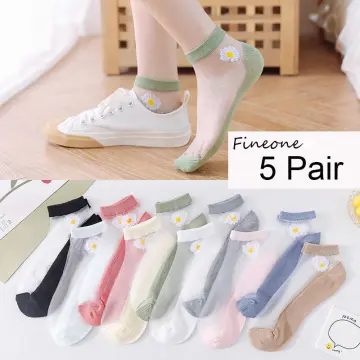 10Pairs Ultra-thin Transparent Socks Nylon Stocking Women Socks