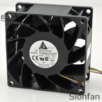 For Delta 8038 12V 2.34A PWM temperature control server violence cooling fan TFB0812UHE Test Working