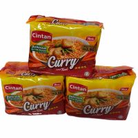 CINTAN Curry !! บะหมี่กึ่งสำเร็จรูป สินค้านำเข้าจากมาเลเซีย.. 1SETCOMBO/3แพค15ซอง ราคาพิเศษพร้อมส่ง!!