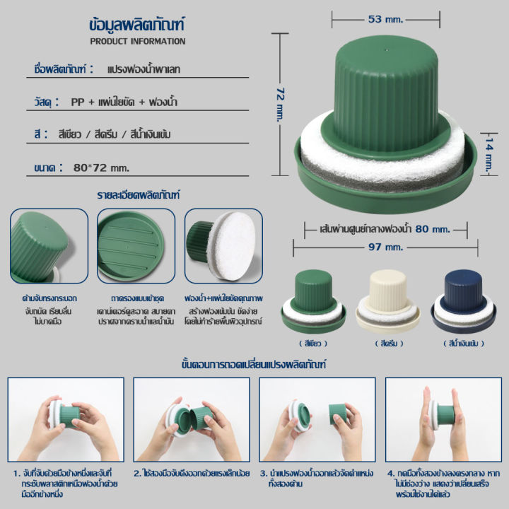 แปรงล้างจาน-แปรงขัดกะทะ-แปรงขัดหม้อ-ฟองน้ำล้างจาน-ขัดหม้อ-แปรงอเนกประสงค์-ขัดกระทะ-มีให้เลือก-3-สี-b-081