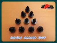 HONDA ACCORD year 1998 FRONT BUMPER LOCKING CLIP SET "BLACK" (10 PCS.) "LONG" // บล็อคกันชนหน้า HONDA ACCORD ปี 1998 ตัวยาว (10 ตัว)