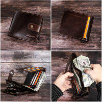 Contacts Engraving Genuine Leather Wallet Men Rfid Coin Purse Small Portfolio Wallets Male Multifunction Card Holder Clutch