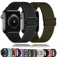 Scrunchie Strap for Apple Watch Band 49mm 44mm 40mm 38mm 42mm  Elastic Nylon Bracelet iWatch series Ultra 3 5 6 se 7 8 45mm 41mm Straps