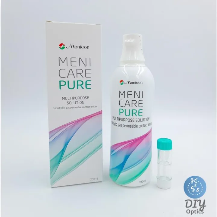 Menicon Menicare Pure 250ml for RGP Semi Hard Lens (Expiry 2024/07) Lazada