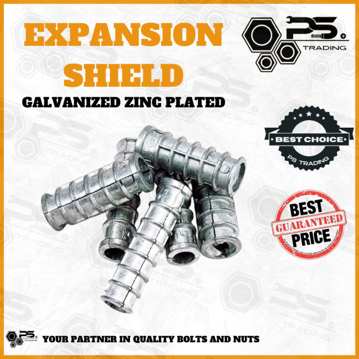 1/4, 5/16, 3/8, 1/2 EXPANSION SHIELD LAG SHIELD ANCHOR FOR LAGSCREW