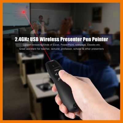 HOT!!ลดราคา Wireless USB 2.4Ghz รีโมทคอนโทรล PPT Pen Clicker สำหรับ Power Point Presentation ##ที่ชาร์จ แท็บเล็ต ไร้สาย เสียง หูฟัง เคส Airpodss ลำโพง Wireless Bluetooth โทรศัพท์ USB ปลั๊ก เมาท์ HDMI สายคอมพิวเตอร์