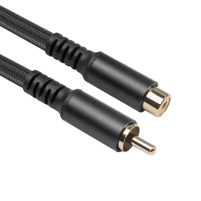 RCA Extension Cable RCA Audio Video Cable RCA Male To Female Cord for Speaker, Subwoofer, Camera, HDTV, Amplifier