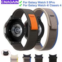 สายรัด Cnagaint สำหรับ Samsung Galaxy Watch 5/5 Pro 44Mm 40Mm 45Mm สร้อยข้อมือกีฬาไนลอน Galaxy Watch 4/4คลาสสิก42Mm 46Mm