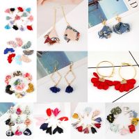 【YF】♤♗  10pcs/lot Mixed Charms Silk Tassel Fabric Trim for Earrings Findings Jewelry Making Hanging Accessories