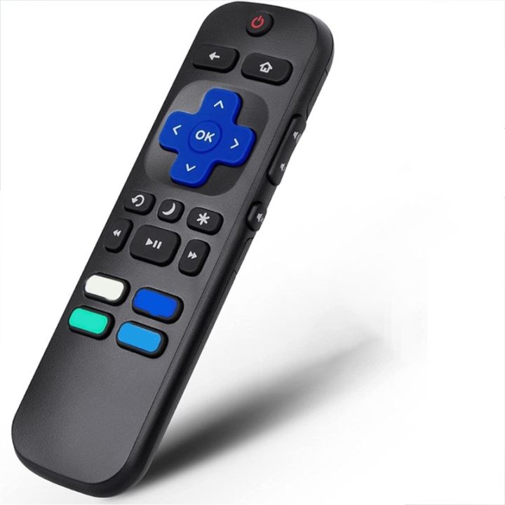 สินค้าใหม่-รีโมทคอนโทรลทีวีอเนกประสงค์สำหรับโทรทัศน์-hisense-roku-tclroku-tv-sharp-roku-tv-พร้อมคีย์-netflix-ดิสนีย์-hulu-vudu