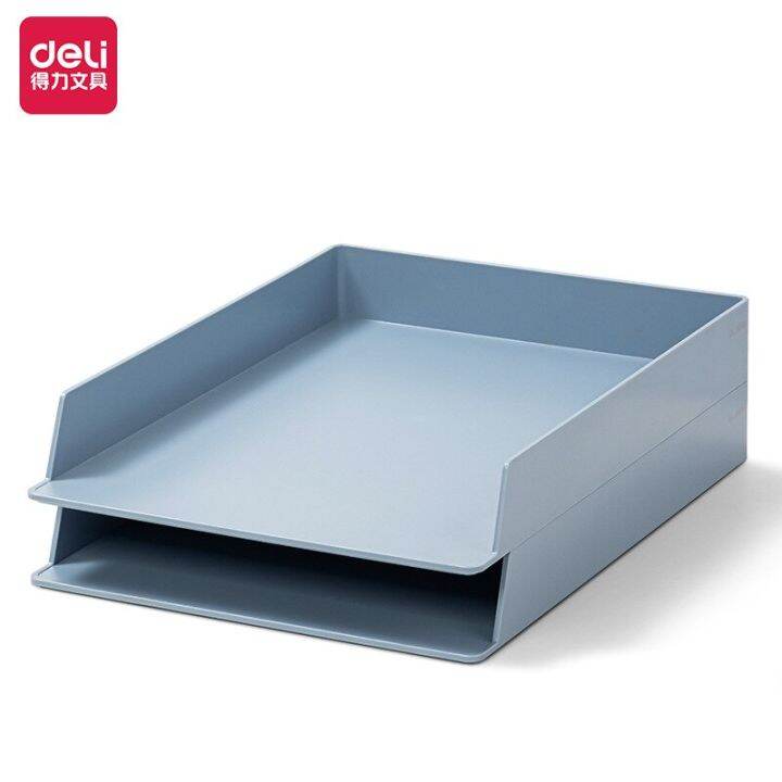 Nusign A4 File Tray Desktop File Storage Double Layer Office Paper Tray