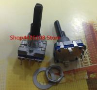 1PCS 360 Encoder Switch EC16-24 Bit 25mm Half-Axial Stepping Rotary Volume Pulse Encoder Switch