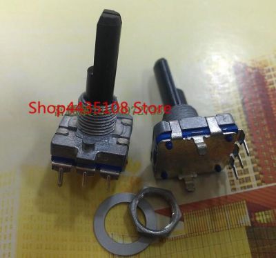1PCS 360 Encoder Switch EC16-24 Bit 25mm Half-Axial Stepping Rotary Volume Pulse Encoder Switch Guitar Bass Accessories
