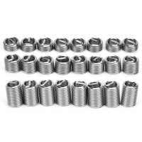 50Pcs Thread Repair Inserts Steel Wire Protection Sleeve Hardware Accessories M8 x 1.25 Wood Screw And Nut Nails Screws Fasteners