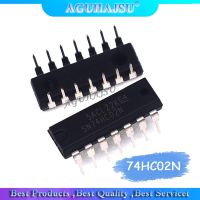 10PCS 74HC02N 74HC02 DIP14 DIP SN74HC02N New original WATTY Electronics