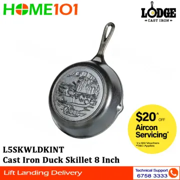 Lodge Cast Iron 8 Duck Skillet