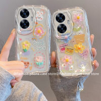 เคสโทรศัพท์ Realme C55 NFC C30 C30s Phone Case เคส Realme8 5G ตุ๊กตาสี3D น่ารักมาการองตัวการ์ตูนน่ารักกันกระแทกกรอบซิลิโคนนิ่ม2023