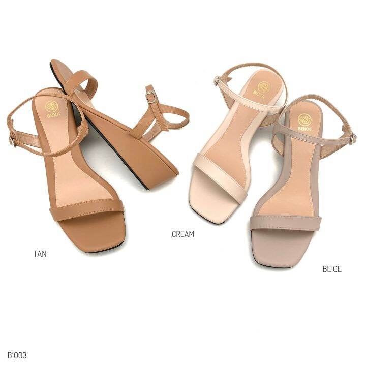 halobangkok-รองเท้า-wedge-shoe-หนังไมโครไฟเบอร์-รุ่น-b1003