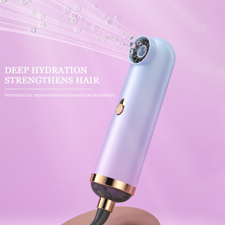 mini-hair-blow-dryer-3-speeds-portable-handy-hairdryer-bladeless-hair-straightening-comb-anti-winding-travel-bathroom-appliances