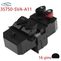 ใหม่35750-SVA-A11สำหรับ Honda Civic 2006-2011ไฟฟ้าหน้าต่าง Master SWITCH 35750SVAA1