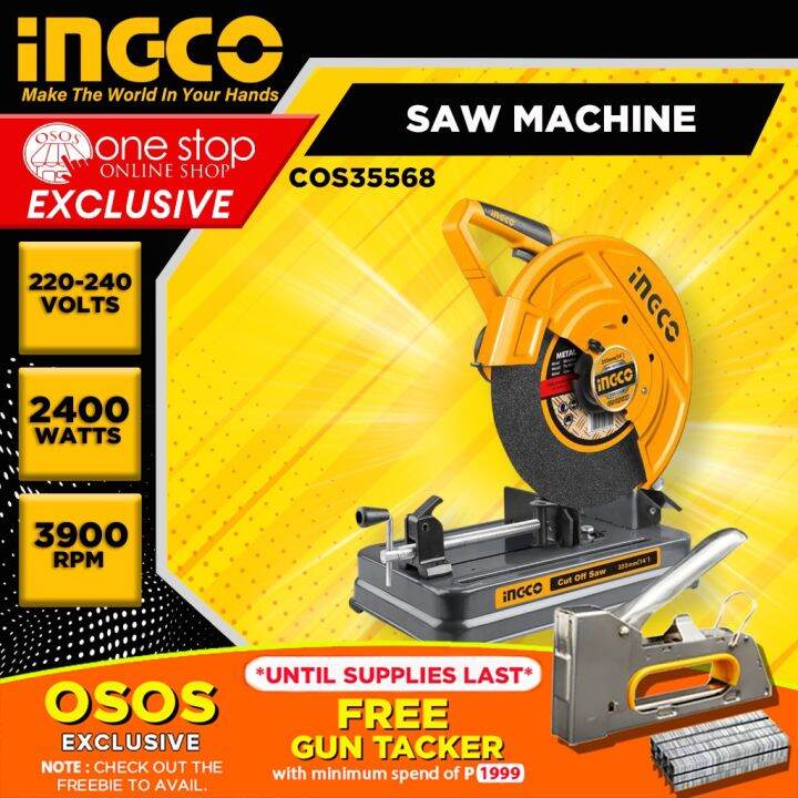 Ingco COS35568 2400W Cut Off Saw Machine 14