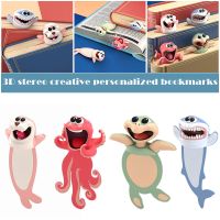 Wacky Bookmark Stereo Kawaii Cartoon Bookmark 3D Animal Wacky Bookmarks for Book Bookmark Student Gift Office School Supplies