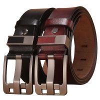 2023 Letter Pin Buckle Cow Genuine Leather Mens Belt for Men Male Vintage Jeans Cowskin Belts 100 110 120 130 140 150cm Belts Belts