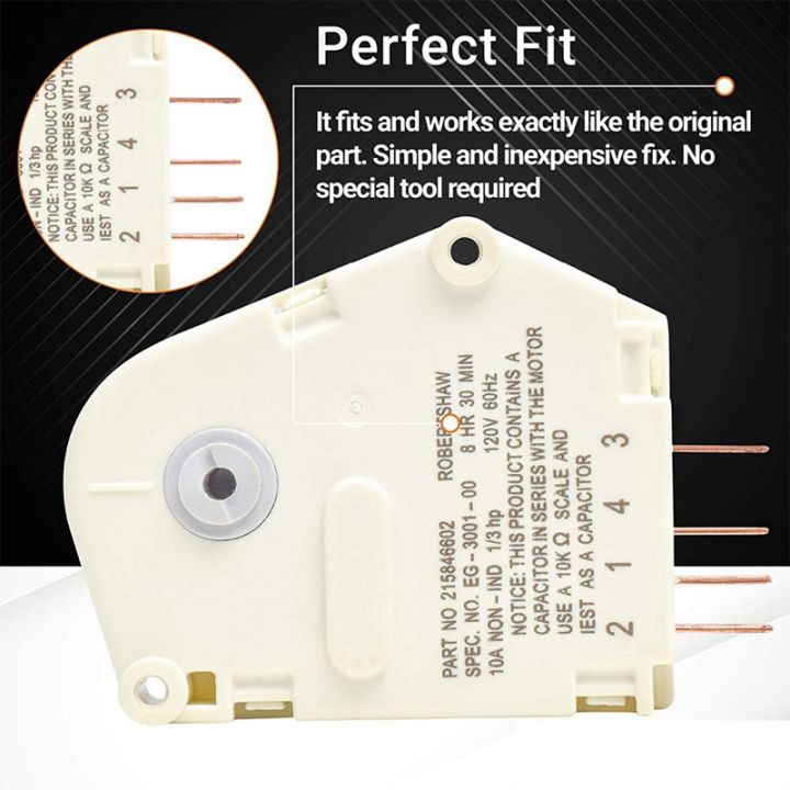 4x-215846602-refrigerator-defrost-timer-replacement-part-exact-fit-for-frigidaire-amp-kenmore-refrigerators