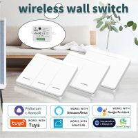 433Mhz WiFi Smart Wireless Switch DIY Relay Module 1gang/2gang/3gang Tuya Smart Life App Control Alice Light Switches