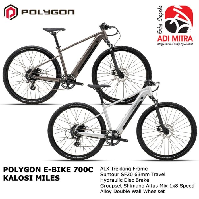 polygon hybrid bike