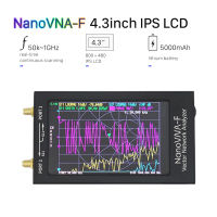 4.3นิ้ว NanoVNA เครื่องวิเคราะห์เสาอากาศเครือข่ายเวกเตอร์ NanoVNA-F VNA HF VHF UHF + IPS LCD + กล่องโลหะเวอร์ชัน V3.1