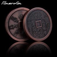 【YD】 The Diagrams Commemorative Coin Antique Imitation Mountain Cash Fengshui Geomancy