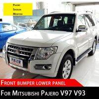 ขายดี Mgs7!!แผงกันชนต่ำหน้าสำหรับ V93 V97 Mitsubishi Pajero ขอบตกแต่งกันชนหน้า Montero Shogun ฝาครอบกันชนด้านหน้าอุปกรณ์ตกแต่งภายใน