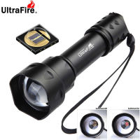 UltraFire T20 10W IR Flashlight 850nm 940nm Night Vision Zoomable Torch LED Infrared Flashlight Tactical Hunting Flashlight