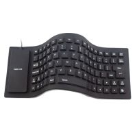 85-key Computer Keyboard Silicone Mute Soft Keyboard USB Wired Keyboard Portable Mini Laptop Pc Folding Waterproof Keyboard Keyboard Accessories