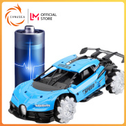 CONUSEA 2.4G alloy stunt remote control car light music spray car rc stunt