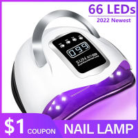 SUN X11 Max Nail Lamp 66 LEDs UV Lamp Nail for Curing All Gel Polish With Motion Sensing For Manicure Pedicure Salon Tool