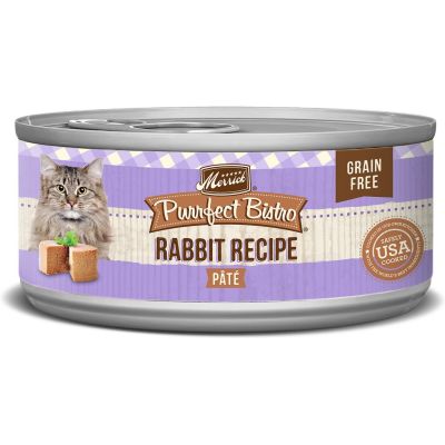 อาหารเปียกเกรดพรีเมี่ยม Merrick Purrfect Bistro Rabbit Pate Grain-Free 156g จากอเมริกา