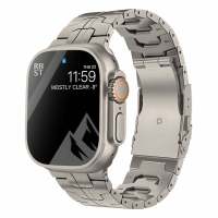 สายนาฬิกาสแตนเลส Ultra B 49มม. นาฬิกาโลหะชาญฉลาด Iwatch 8 7 SE 8 45มม. 44มม. สำหรับ Hello Watch 2 H11