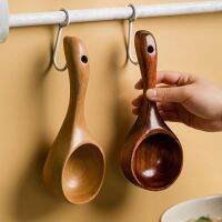 Japanese-style wooden spoon large soup spoon new rice spoon soup scoop water scoop household ramen spoon Wooden tableware