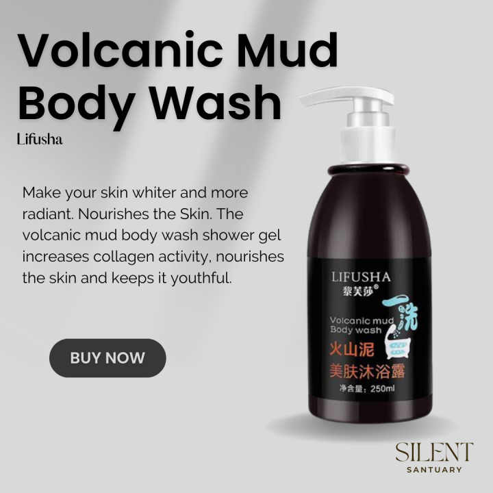 Lifusha Volcanic Mud Whitening Body Wash Whole Body Brightening