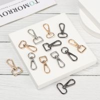 FAY 5pcs Metal Bags Strap Buckles Bag Part Accessories Collar Carabiner Snap Lobster Clasp Jewelry Making Hardware DIY KeyChain Split Ring HookMulticolor