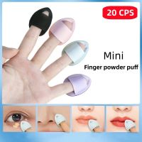 5/10/20 Pcs Mini Finger Puff Foundation Powder Detail Makeup Sponge Face Concealer Cream Blend Cosmetic Accessories Makeup Tools