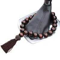 Wood Beads Car Pendant Decor Hanging Ornament Char-ms Rearview Mirror Blessed Rosary Buddha Beads For Peace Interior Ornament