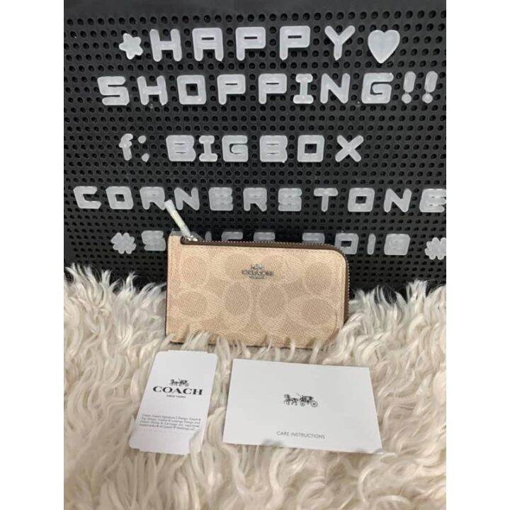 Coach Signature Small LZip Card Case Lazada PH