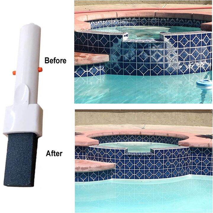 Swimming Pool Cleaner Pumice Stone EZClip Handle Spa Cleaning Tool For