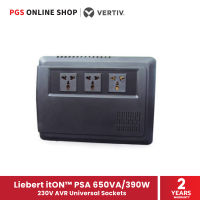 Vertiv Liebert itON™ PSA เครื่องสำรองไฟฟ้า รุ่น 650VA/390W 230V AVR Universal Sockets